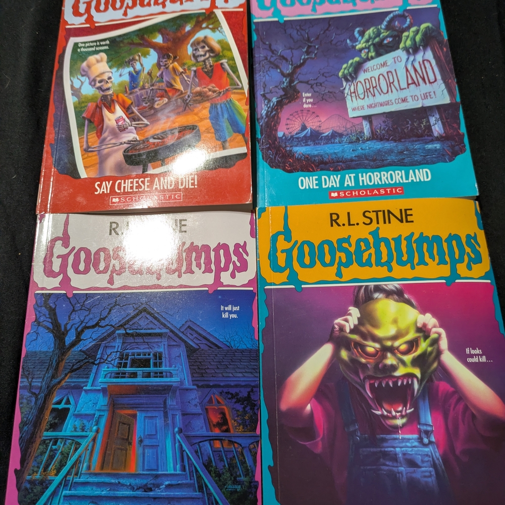 Goosebumps Paperback Book Lot - Bright Multi-Color Covers